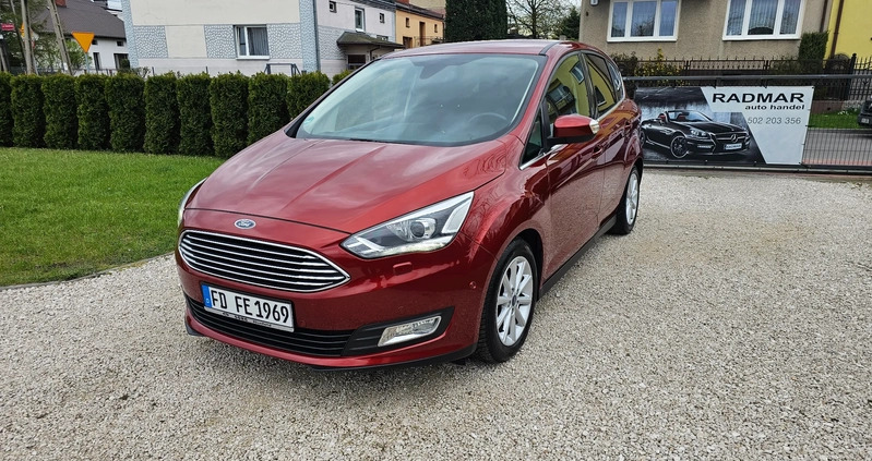 Ford C-MAX cena 38900 przebieg: 140000, rok produkcji 2015 z Piekary Śląskie małe 596